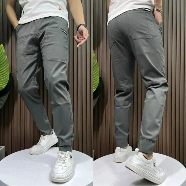 Pantaloni cargo multitasche elasticizzati Milo (unisex)