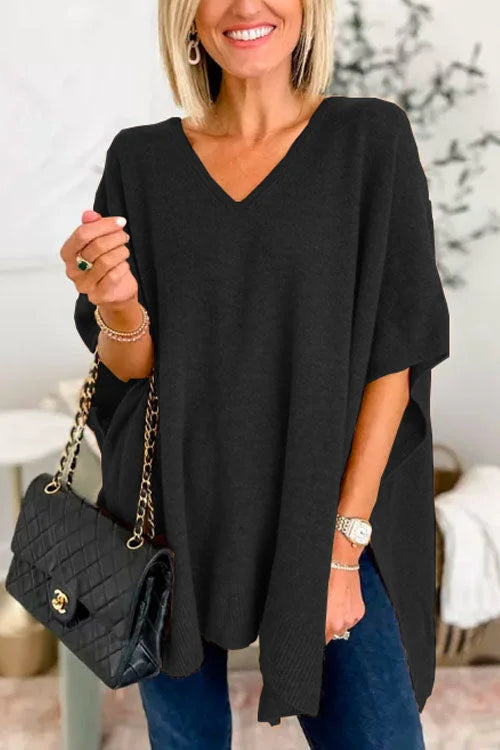 Maglione stile poncho