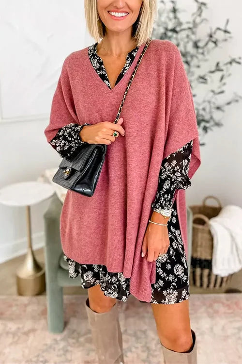 Maglione stile poncho