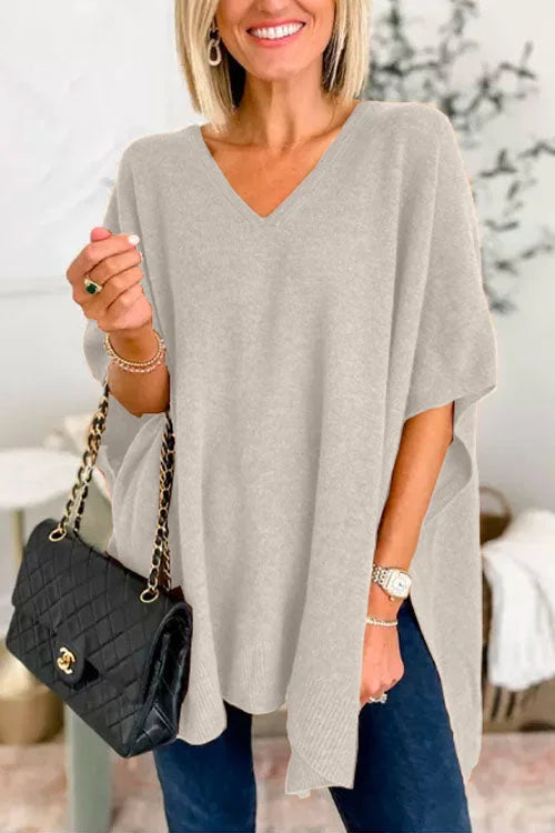 Maglione stile poncho