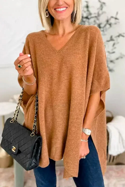 Maglione stile poncho